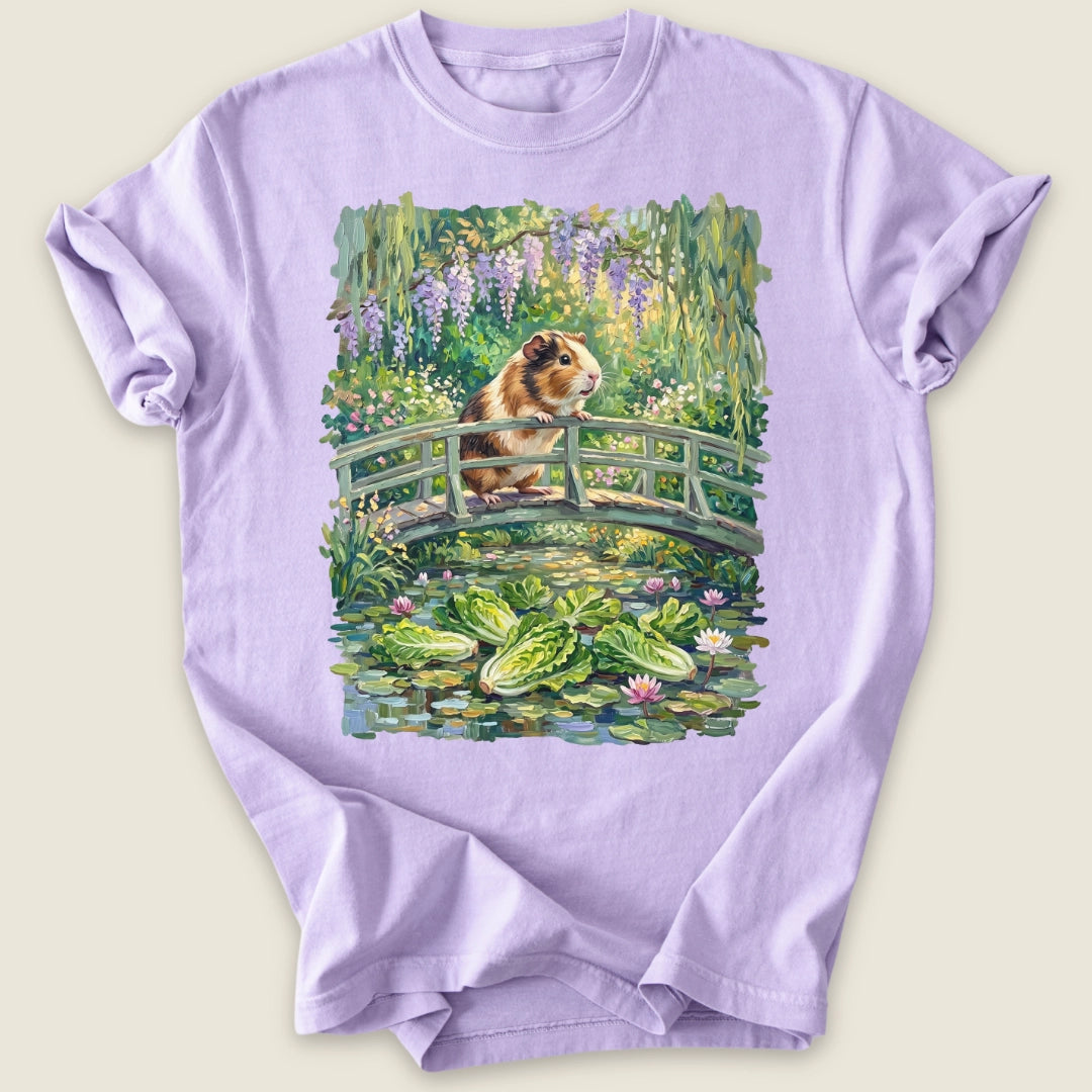 Water Lettuce Lilies T-shirt-Tee-Orchid-Guinea Pig Culture