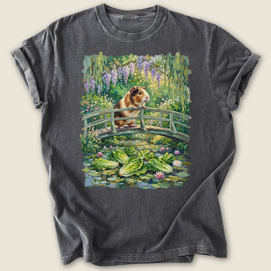 Water Lettuce Lilies T-shirt-Tee-Pepper-Guinea Pig Culture