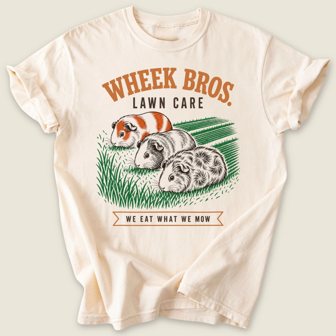 Wheek Bros T-shirt-Tee-Ivory-Guinea Pig Culture