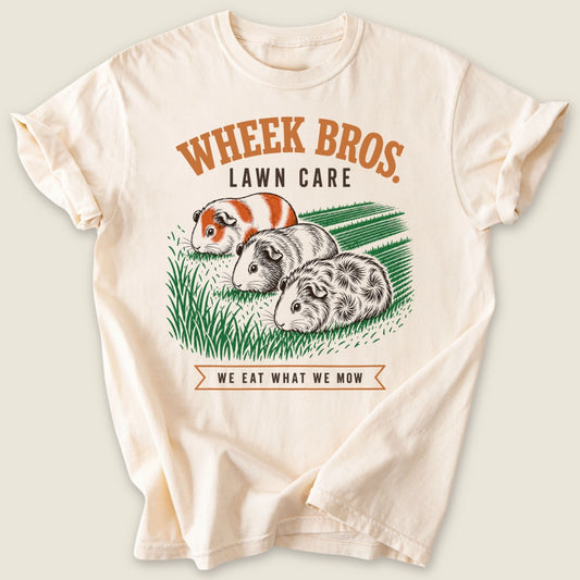 Wheek Bros T-shirt-Tee-Ivory-Guinea Pig Culture