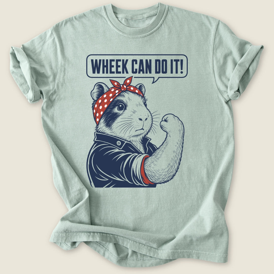Wheek Can Do It T-shirt-Tee-Bay-Guinea Pig Culture