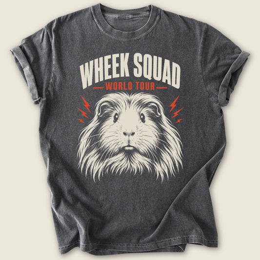 Wheek Squad Tour T-shirt-Tee-Pepper-Guinea Pig Culture
