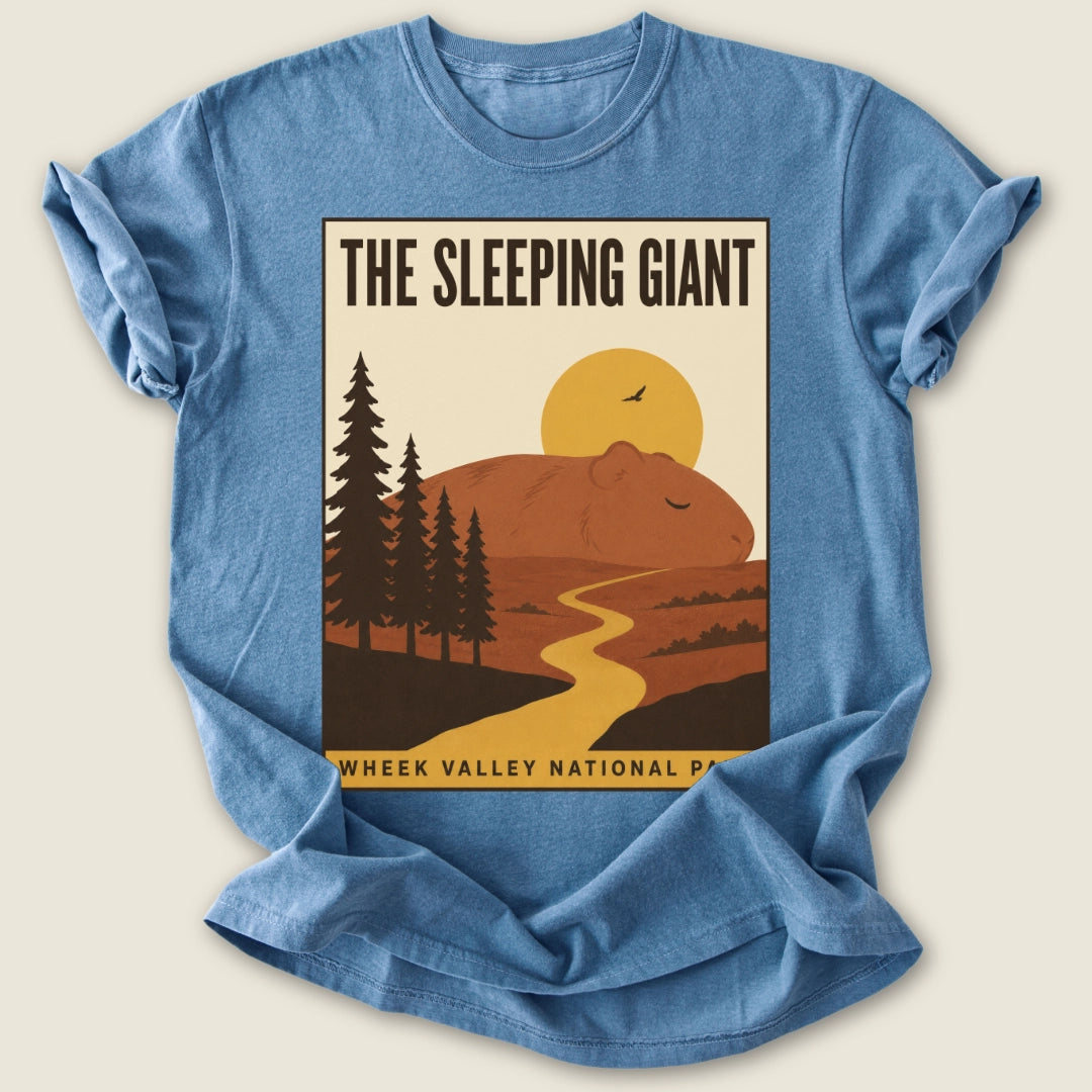 Wheek Valley T-shirt-Tee-Blue Jean-Guinea Pig Culture