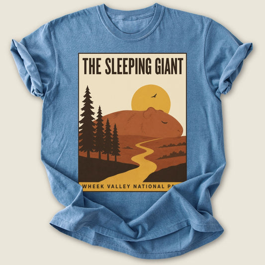 Wheek Valley T-shirt-Tee-Blue Jean-Guinea Pig Culture
