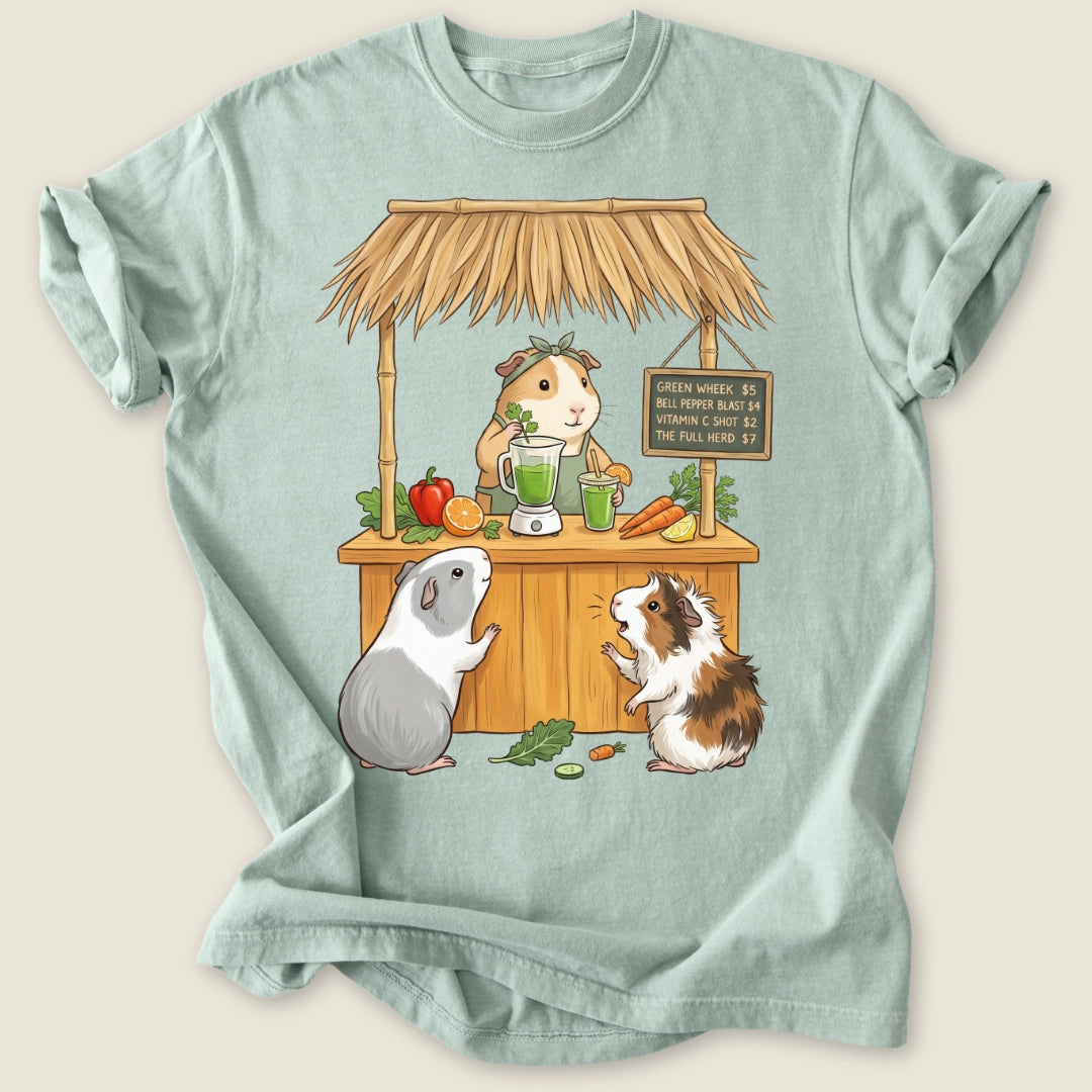 Wheeky's Juice Bar T-shirt-Tee-Bay-Guinea Pig Culture
