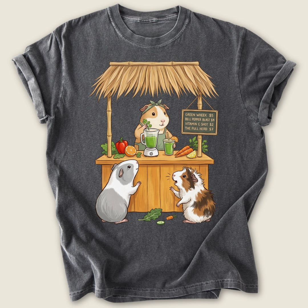 Wheeky's Juice Bar T-shirt-Tee-Pepper-Guinea Pig Culture