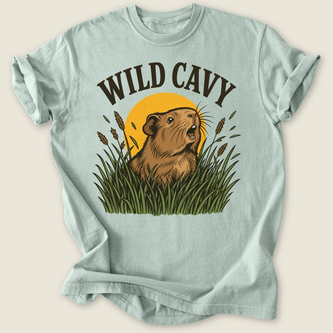 Wild Cavy T-shirt-Tee-Bay-Guinea Pig Culture