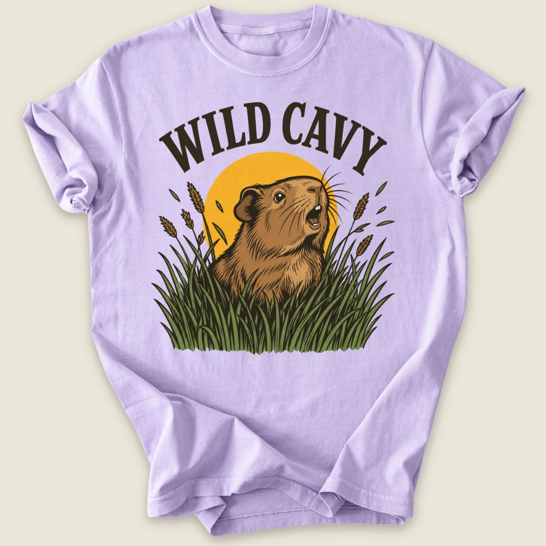 Wild Cavy T-shirt-Tee-Orchid-Guinea Pig Culture