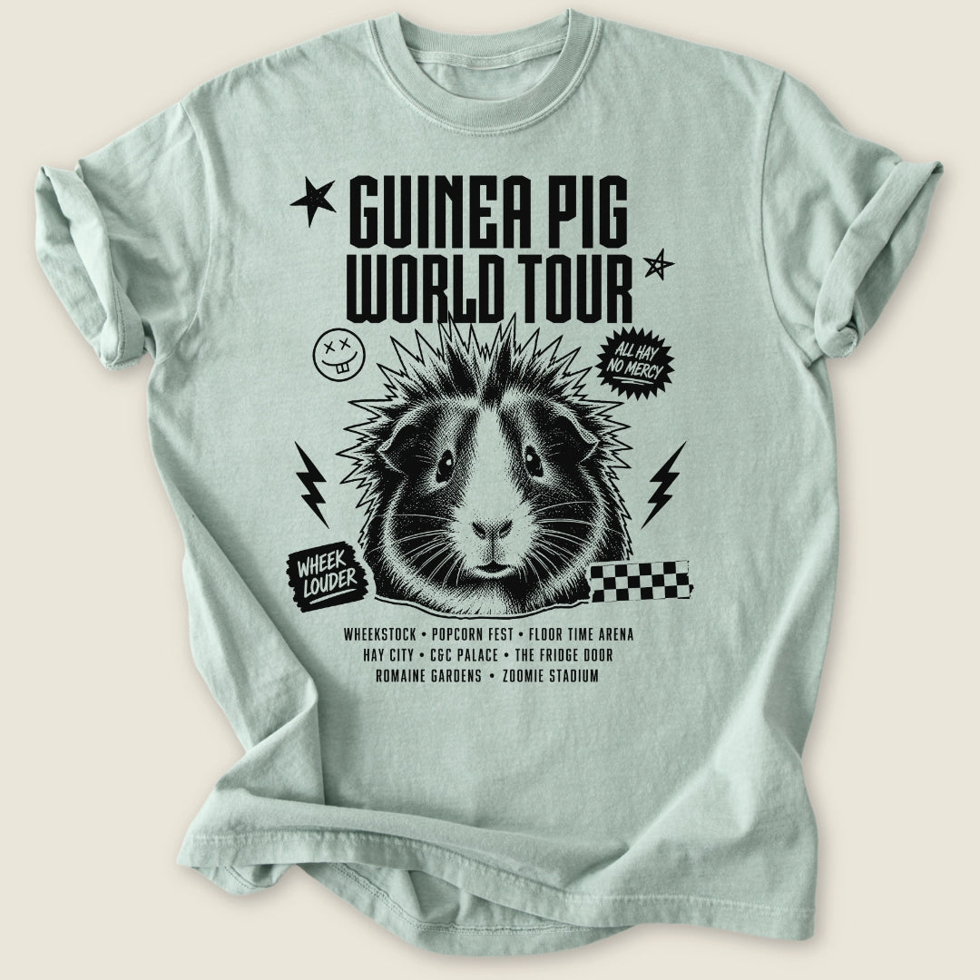 World Tour T-shirt-Tee-Bay-Guinea Pig Culture