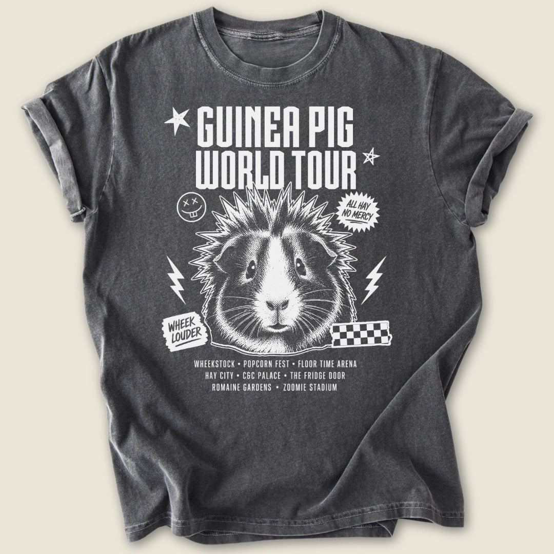 World Tour T-shirt-Tee-Pepper-Guinea Pig Culture