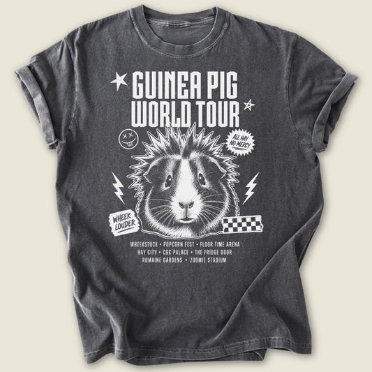 World Tour T-shirt-Tee-Pepper-Guinea Pig Culture